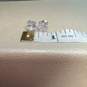Emerald Cut Studs | Nordstrom Brand | Cubic Zirconia | Everyday Earrings